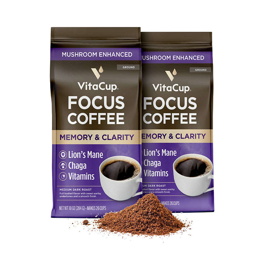 VitaCup Focus Mushroom Ground Coffee