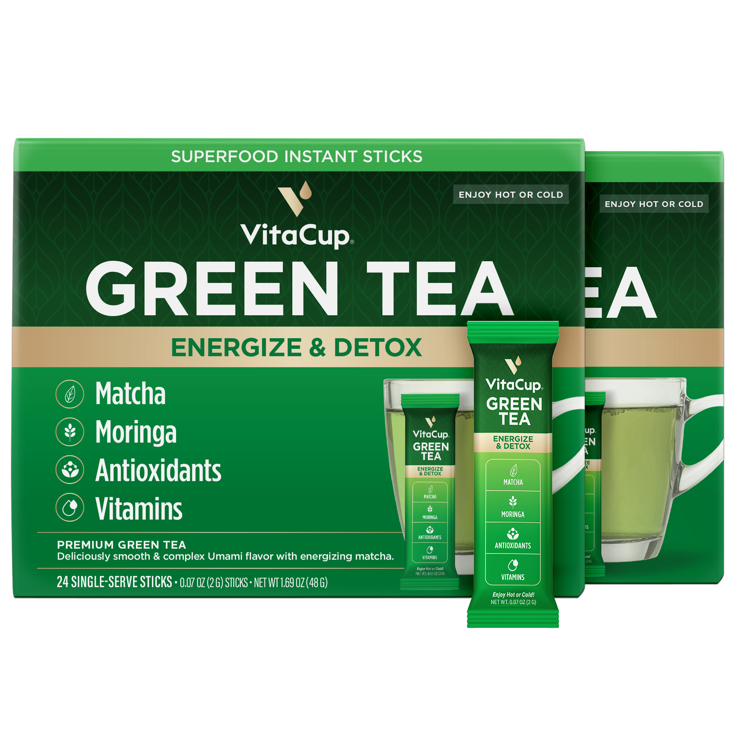 Green Tea Instant Sticks