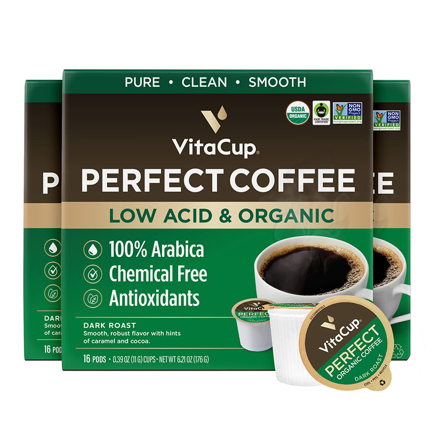 Perfect Low Acid Coffee Pods