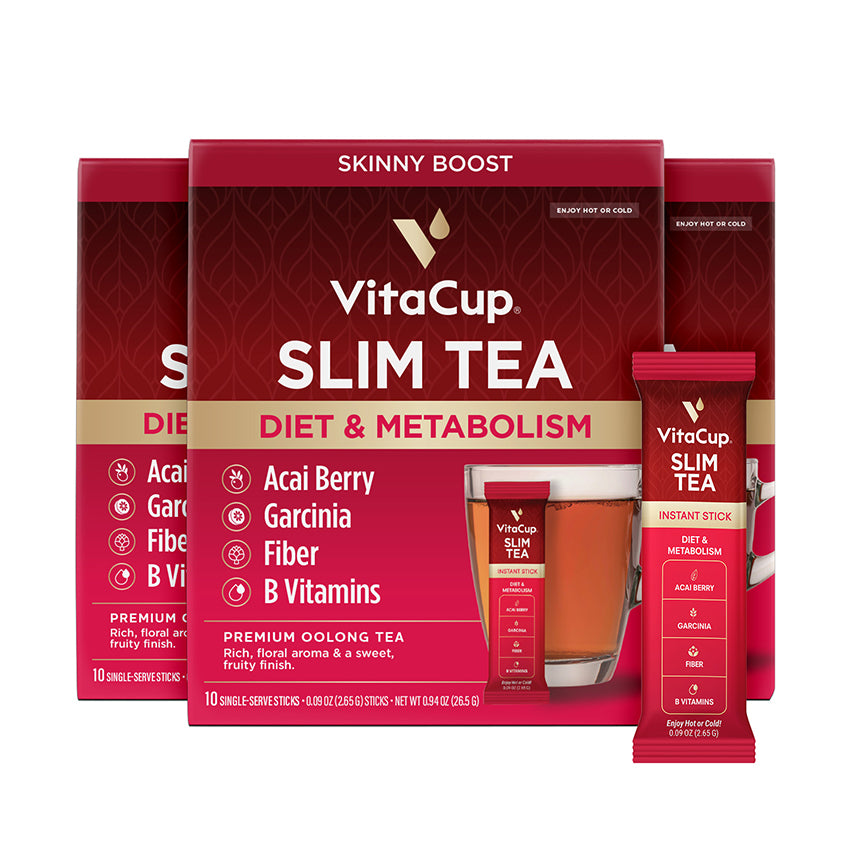 Slim Tea Instant Sticks: For Diet & Metabolism – VitaCup