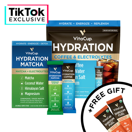 Hydration Coffee & Matcha Kit + FREE Gift | TikTok Exclusive Bundle
