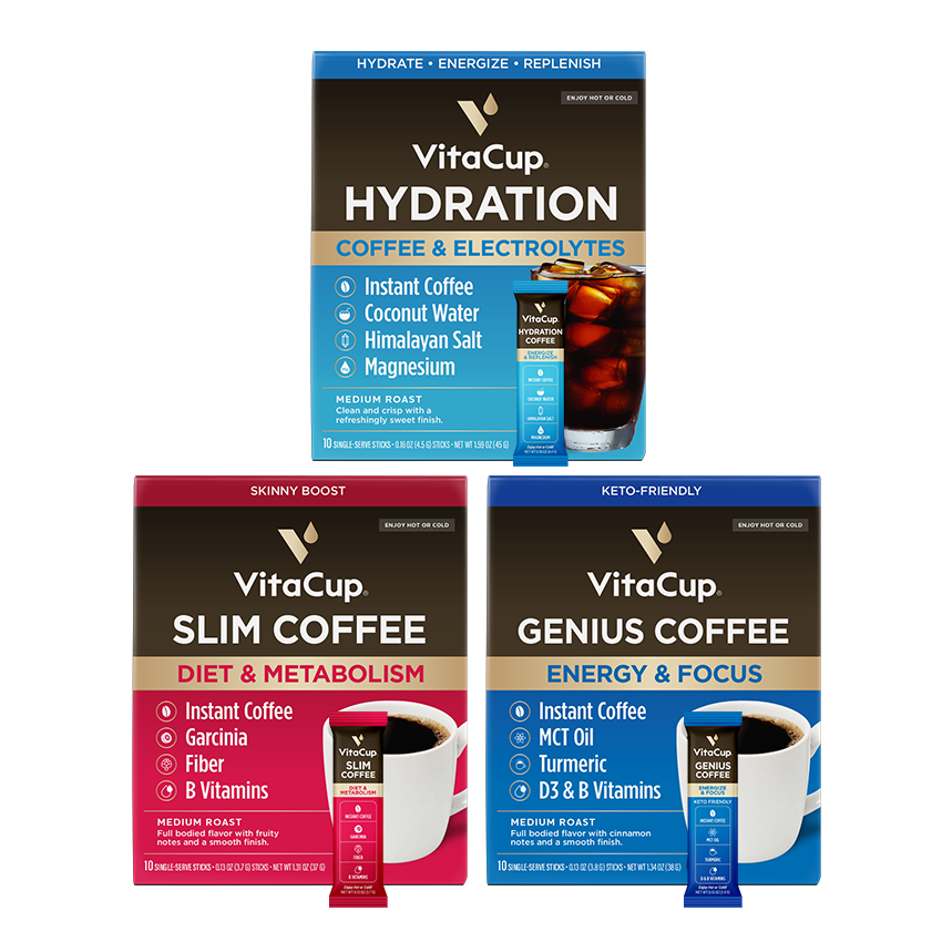 30ct Variety Instant Coffee Sticks Best Value for Superfood Coffee