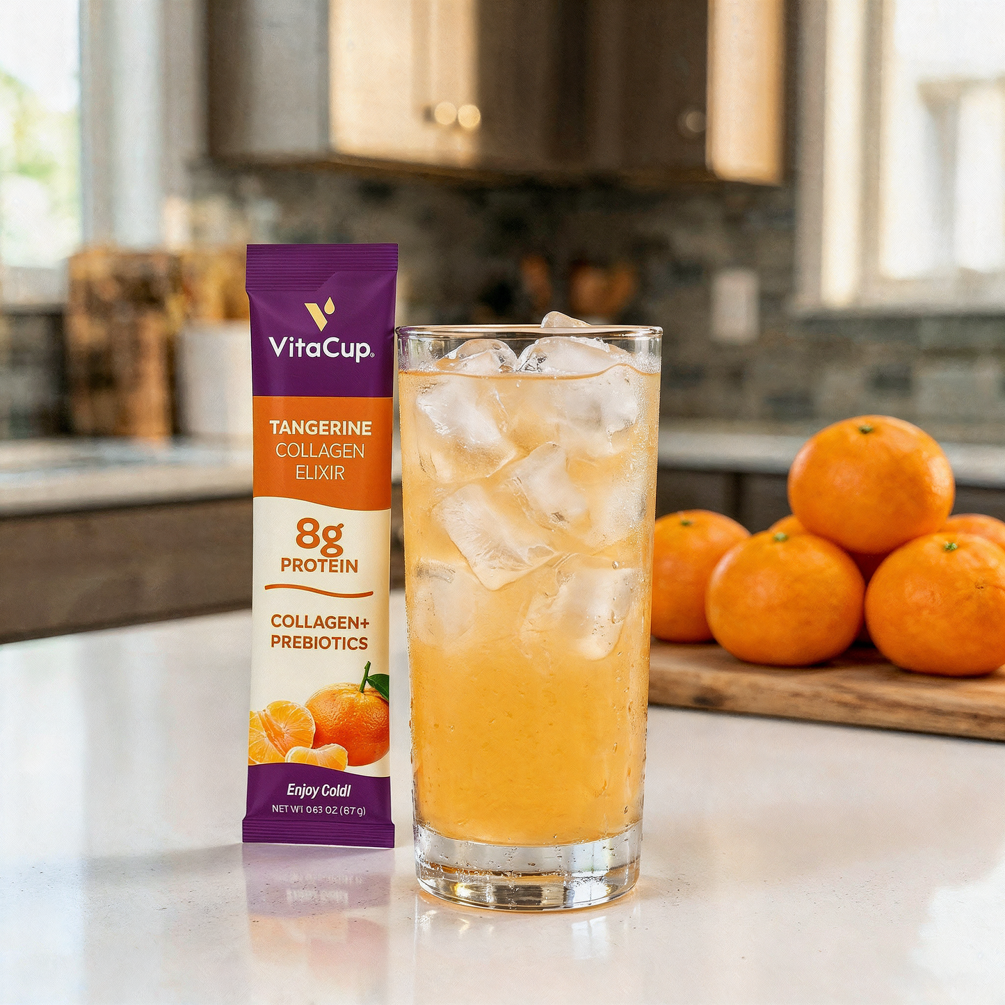 Tangerine Collagen Elixir Instant Sticks