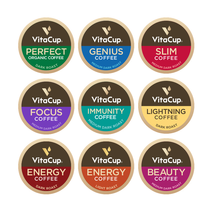 Coffee Pods 40ct Variety Pack VitaCup