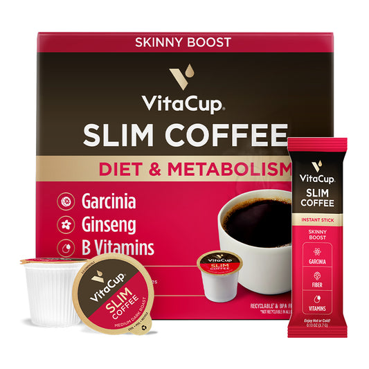 Slim Blend Infused Coffee + Garcinia & Panax Ginseng: Buy Online at  Discountes Price - Vitacup – VitaCup